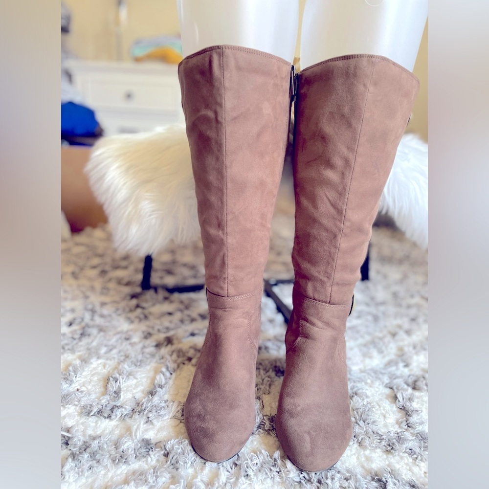 Wide Calf-Bella Vita Wide Calf Knee-High Boots, Brown 7W
